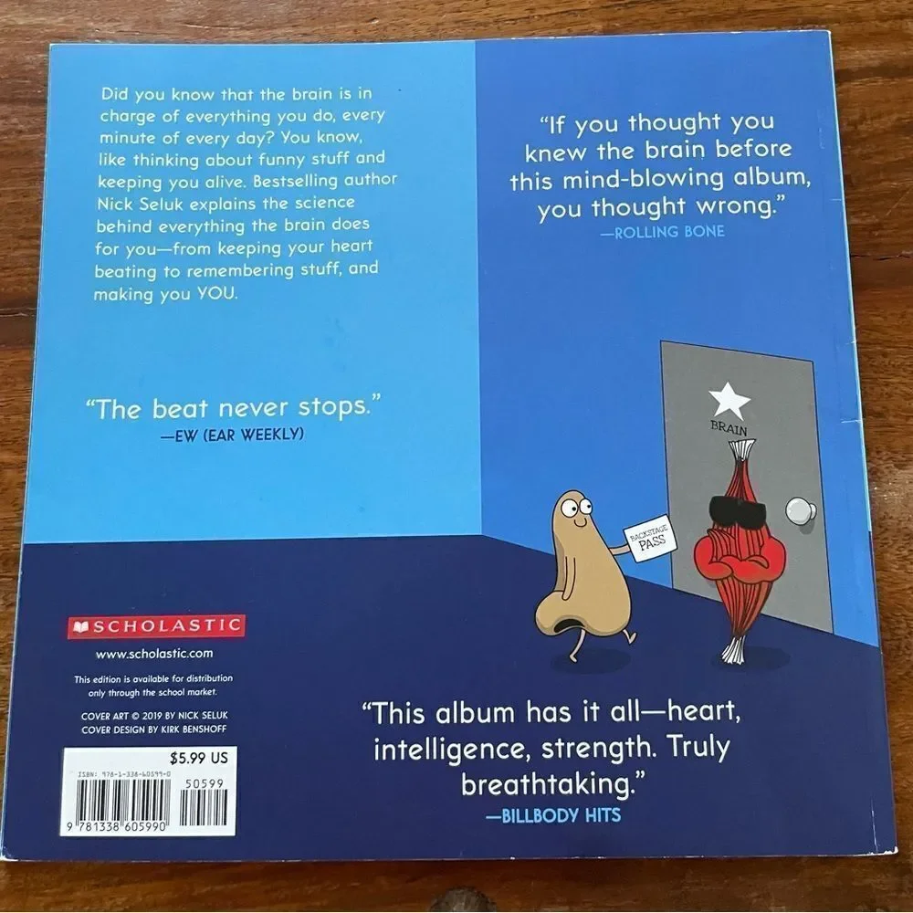 Scholastic Paperback Nick Seluk The Brain is Kind of a Big Deal